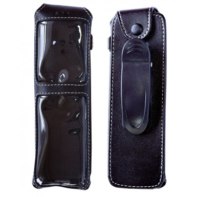 Защитный кожаный черный чехол для телефона INCOM ICW-1000G