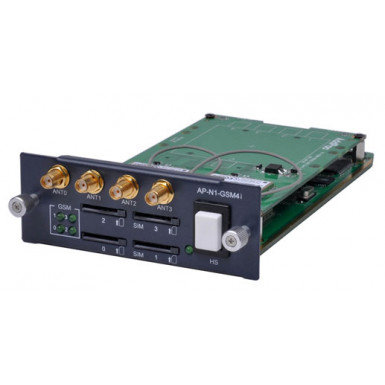 AddPac AP-GS-GSM4I интерфейсный модуль 4xGSM канала для базового шасси GS1500/2000/2500/3000/3500 (4 антенны в комплекте)