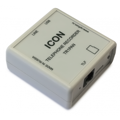 ICON TR1PAN - авт.устройство записи тел.переговоров для системных ТА Panasonic. Запись на microSD (>280 часов), питание от ТЛ, USB