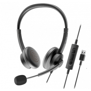Axtel Ace UC Stereo (AXH-ACEUCD) — професійна USB-гарнітура для UC та контакт-центрів (USB-A)