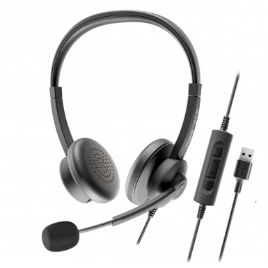 Axtel Ace UC Mono (AXH-ACEUCM) — професійна моно USB-гарнітура для UC та контакт-центрів (USB-A)