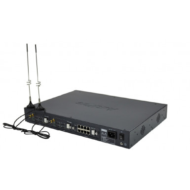 AddPac AP-GS2000, VoIP-шлюз (включая шасси, процессор и блок питания) с портами 2x10/100Mbps Ethernet (SIP & H.323), 3 слота, расширение до 12 GSM каналов