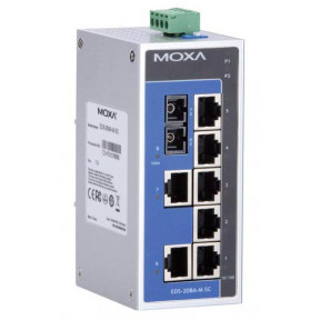 MOXA EDS-208A-M-SC Неуправляемый промышленный комм...