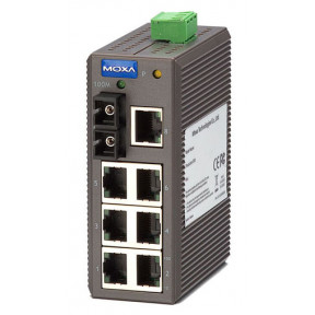 MOXA EDS-208-M-SC Неуправляемый промышленный комму...