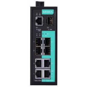 MOXA EDS-210A-1GTX-1GSFP-4SFP-T Неуправляемый пром...