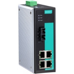 MOXA EDS-305-S-SC Неуправляемый промышленный комму...