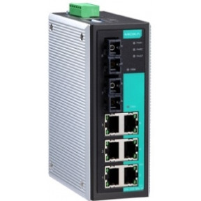 MOXA EDS-308-SS-SC-T Неуправляемый промышленный ко...