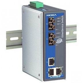 MOXA EDS-405A-MM-ST-T Управляемый L2 промышленный ...
