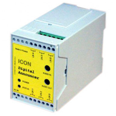 ICON AN303 - автоинформатор для абонентских линий на 3 линии, длительность сообщений 30 минут